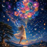 Floating in a starry dream