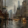 Rainy Manhattan Reflections