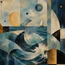 Abstract sea