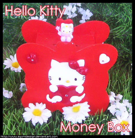 Hello Kitty MoneyBox - Red