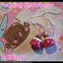 Pudding Strawberry Earrings