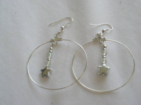 Star Hoop Earrings .:1:.