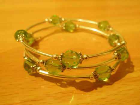 Green Wrap Bracelet