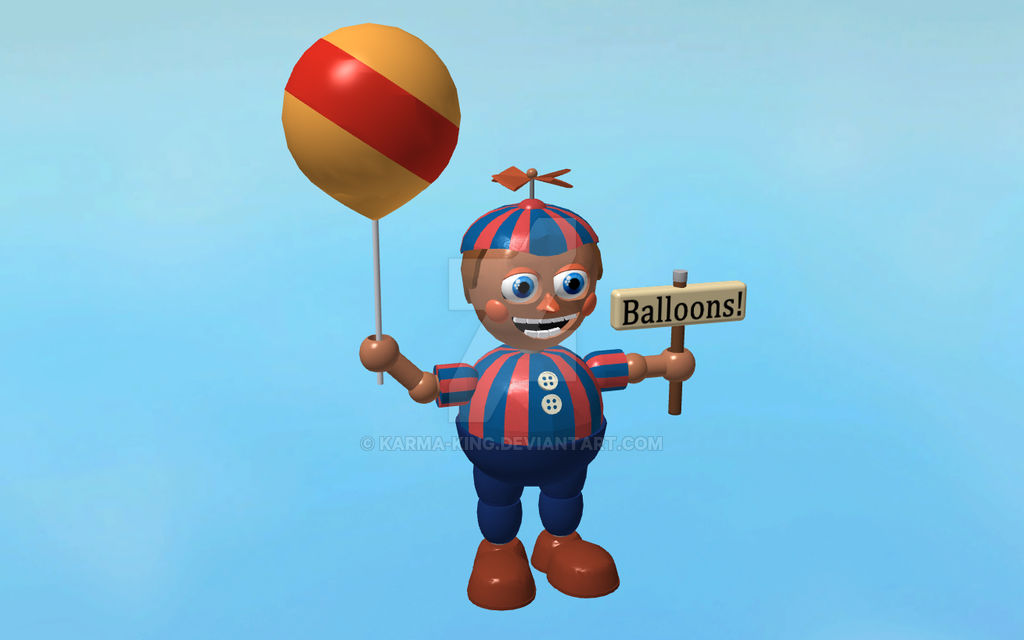 Roblox Fnaf2 Model Balloon Boy By Karma King On Deviantart - roblox fnaf2 model balloon boy by roblox character with green balloon Roblox Fnaf2 Model Balloon Boy By Karma King On Deviantart - roblox character with green balloon