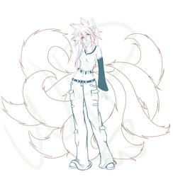 WIP NineTales Gijinka