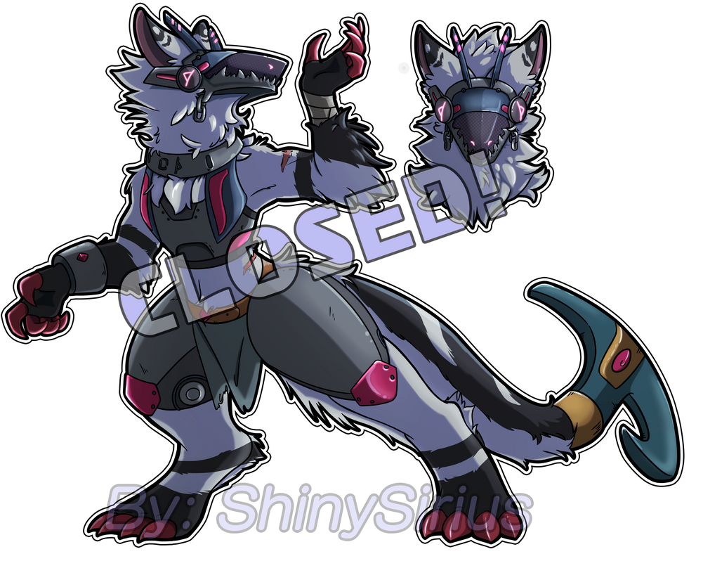 The Damned - Uncommon protogen [Sold] by ShinySirius on DeviantArt