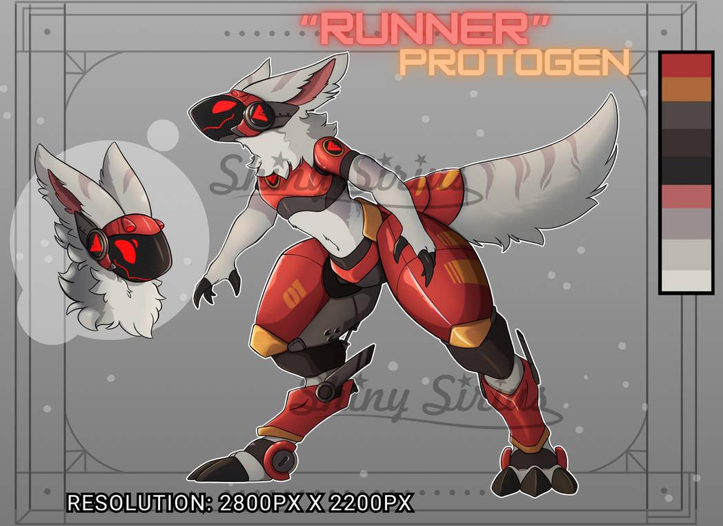 Protogen Run Animation Runner Protogen Adopt by ShinySirius on DeviantArt