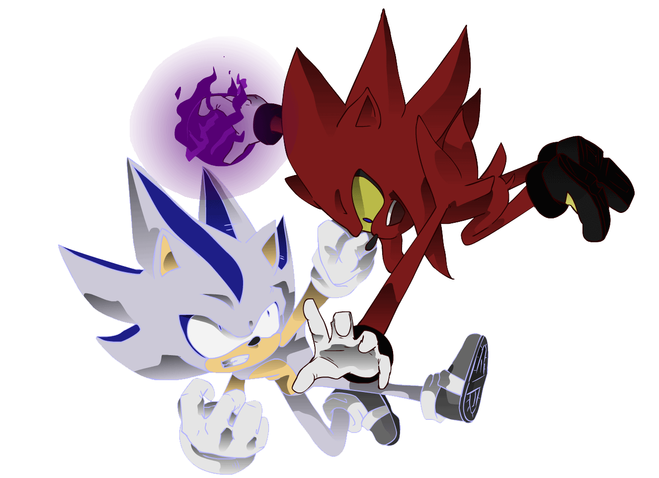 Hyper Sonic vs. Apex Seelkadoom by jalonso980 on DeviantArt