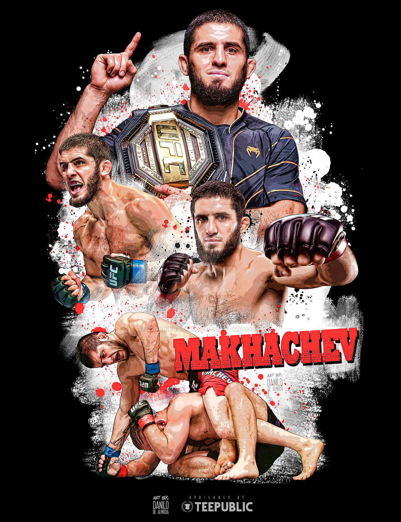 Islam Makhachev by 22daniloalmeida on DeviantArt