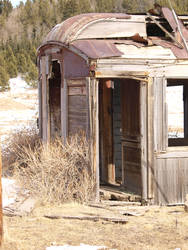 old train car abandoned