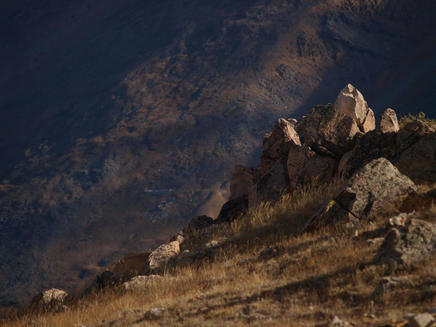 mountain hilltop rocks 6 by fotophi