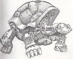 MechTortoise by IDrewYouThisDinosaur