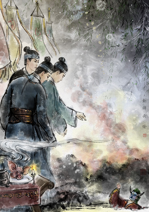 The ancient Chinese traditional story by hiliuyun on DeviantArt