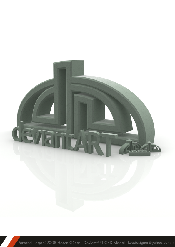 DeviantART Cinema 4D Model