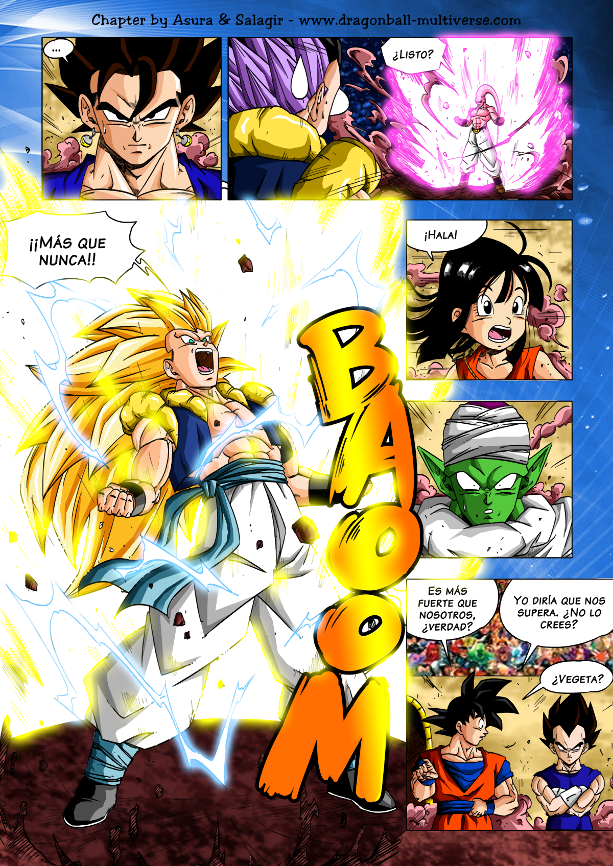 Vegetto multiverse manga color by VegithL on DeviantArt in 2023