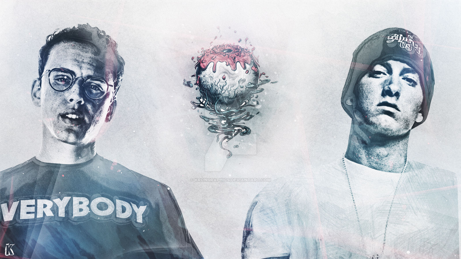 logic x eminem wallpaper artwork