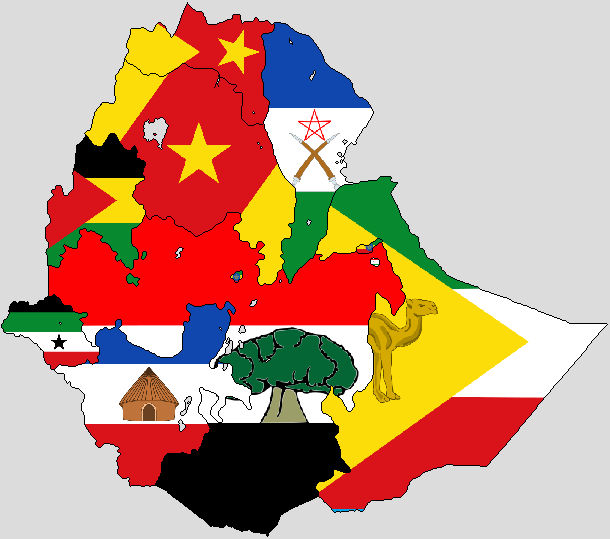 Flag Map of Regions Ethiopia by Qberty123 on DeviantArt