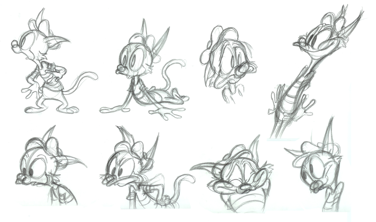 stevie the cat sketches