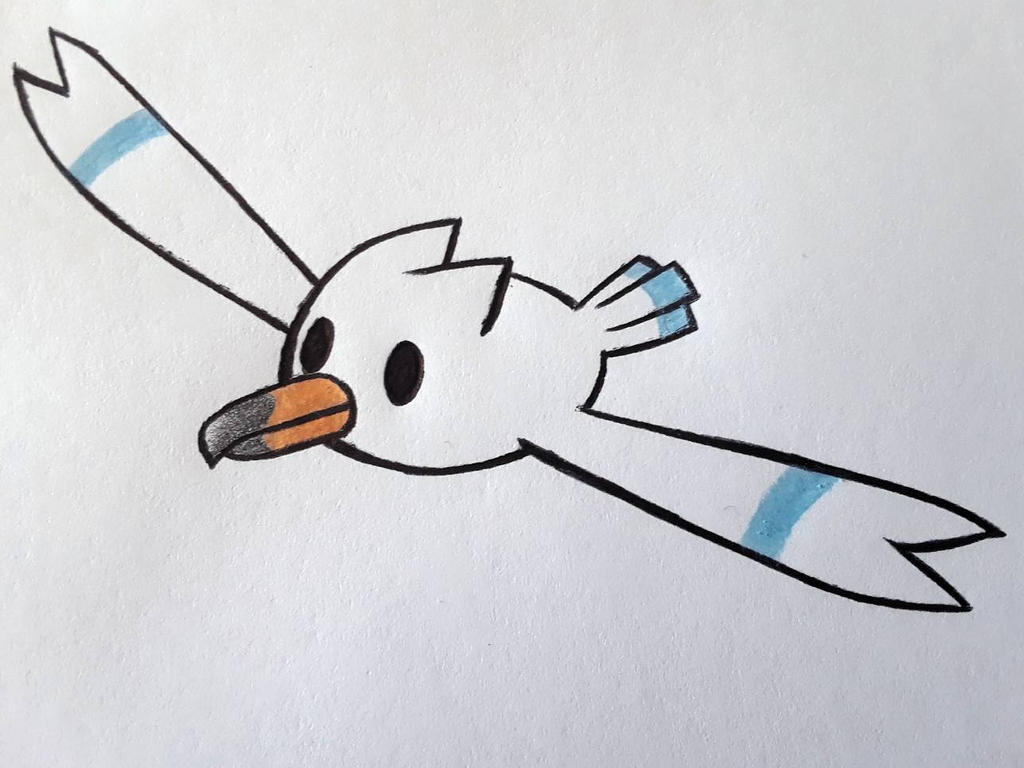 Wingull by JoyBoyMoy on DeviantArt