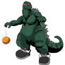 Godzilla Plays Basketball