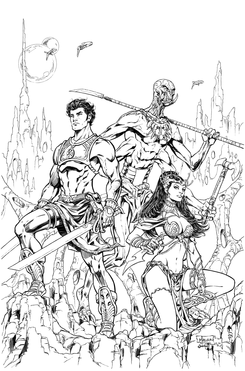 John Carter: Warlord of Mars # 1 Variant Cover