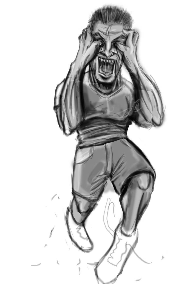 Pure Rage Line Drawing 'Rage' WIP 1 by pichulin on DeviantArt