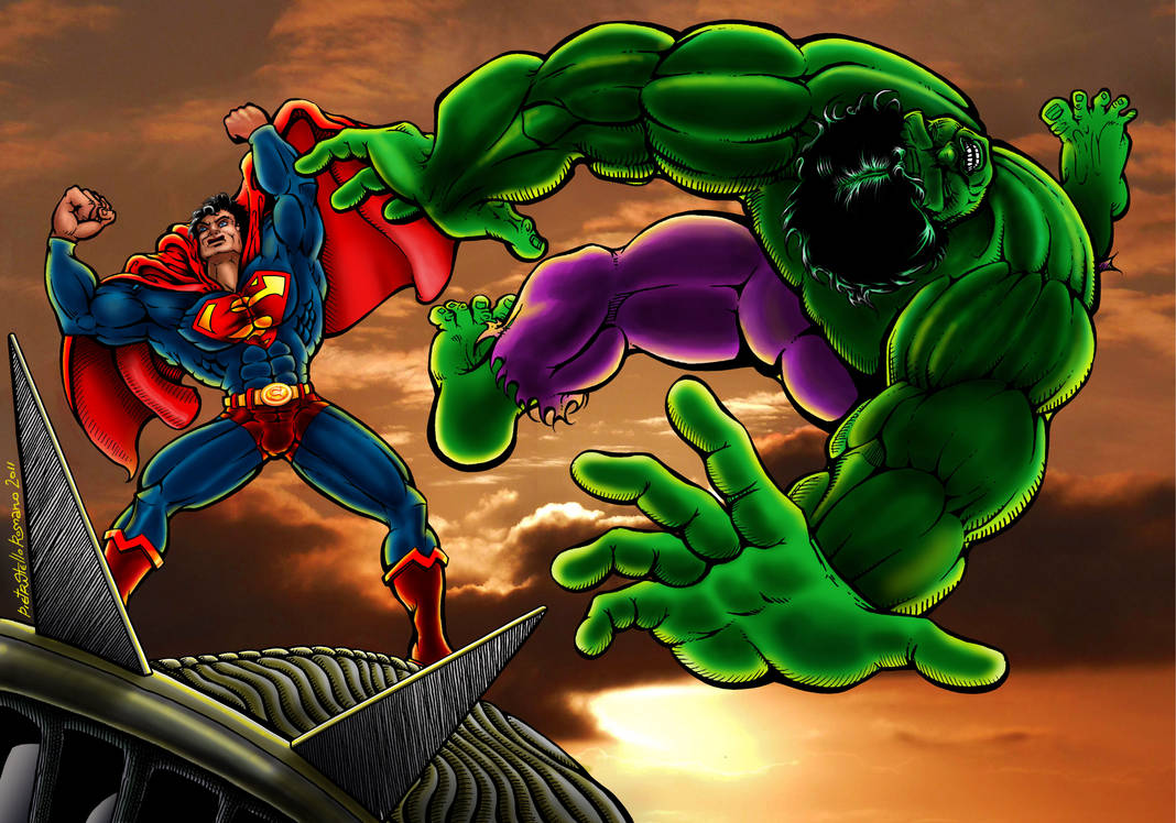 Халк против человек. Супермен против Халк Бэтмен. Халк vs Супермен. Супермен Халк Халк Супермен Халк. Человек паук 1994 Халк.