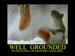 Well Grounded Squirrel by MichelLalonde