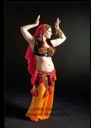 Bellydancer Tribal Orange Pant