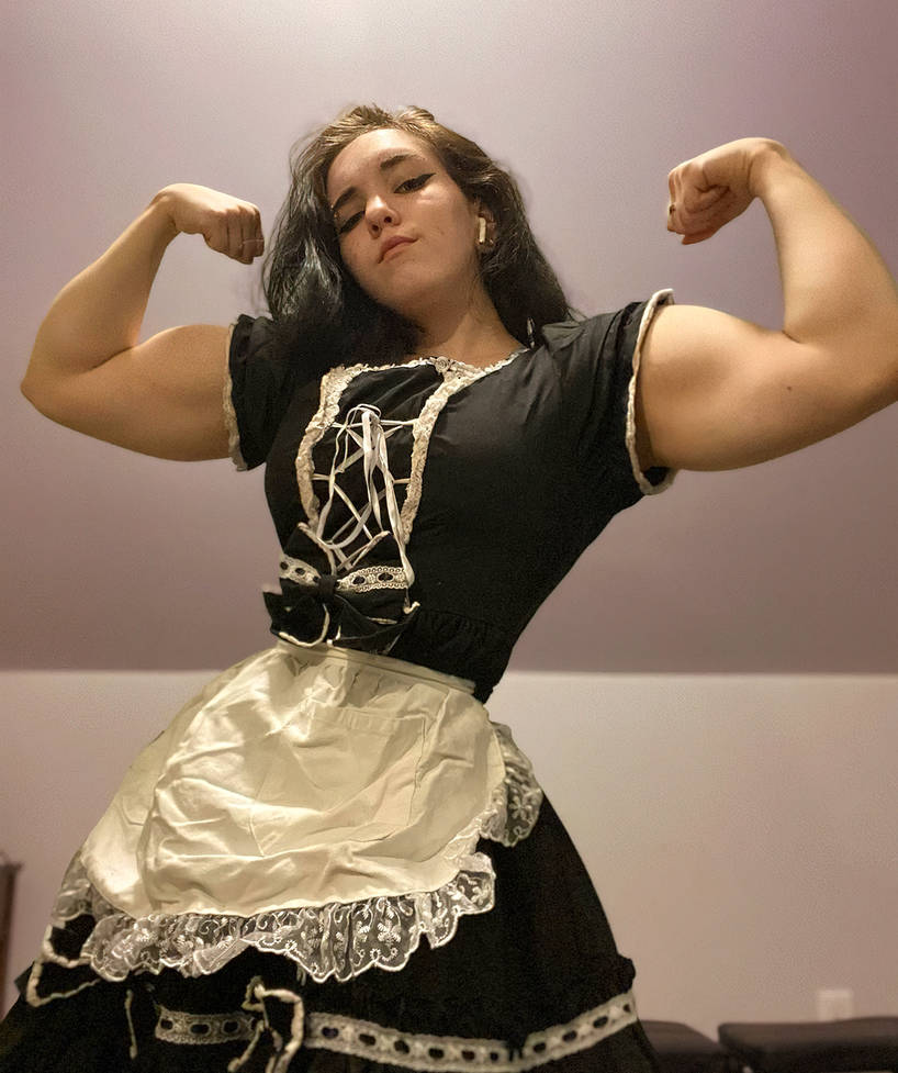 Muscle Maid by gluon124 on DeviantArt