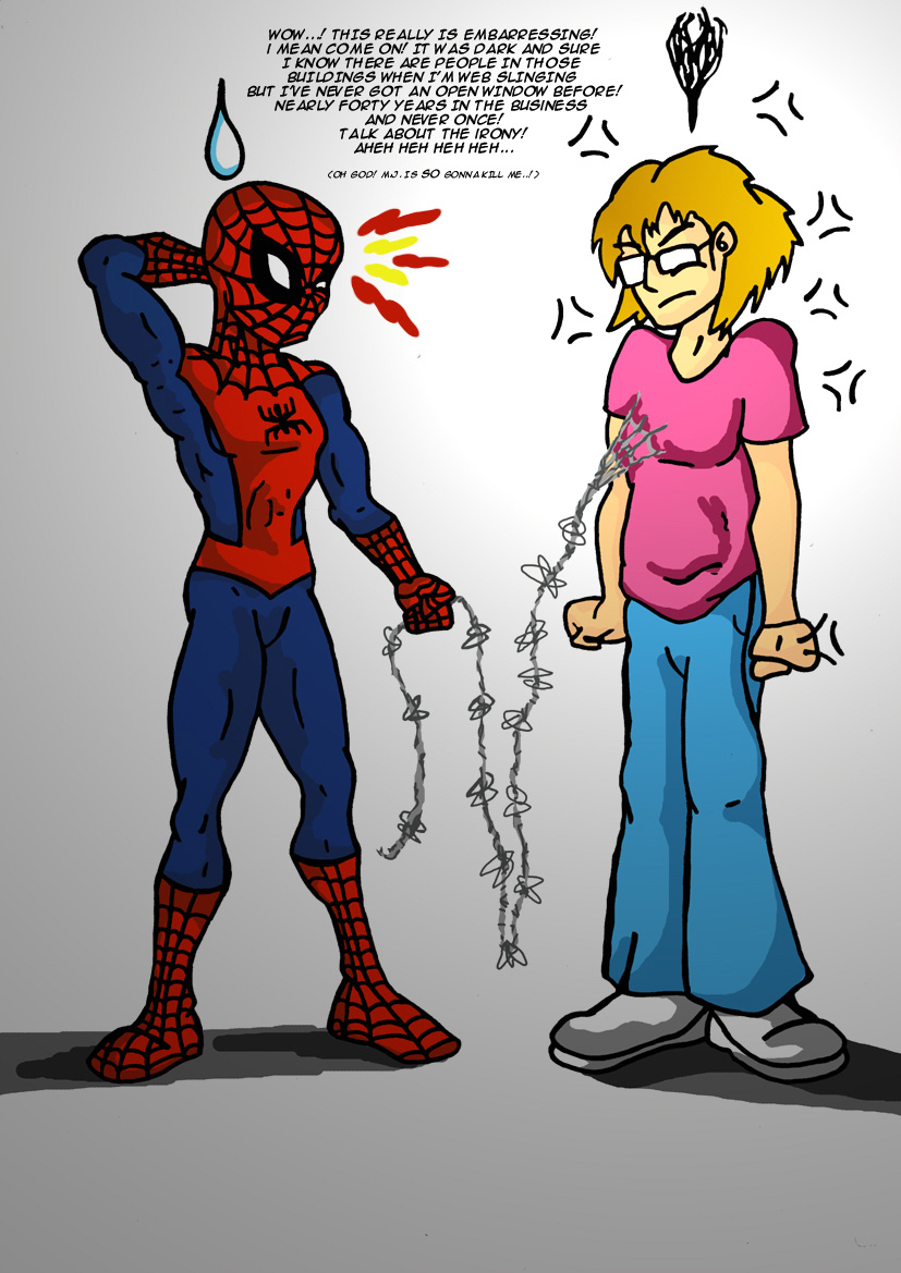 Spider Slack whenever something breaks by thearist2013 on DeviantArt