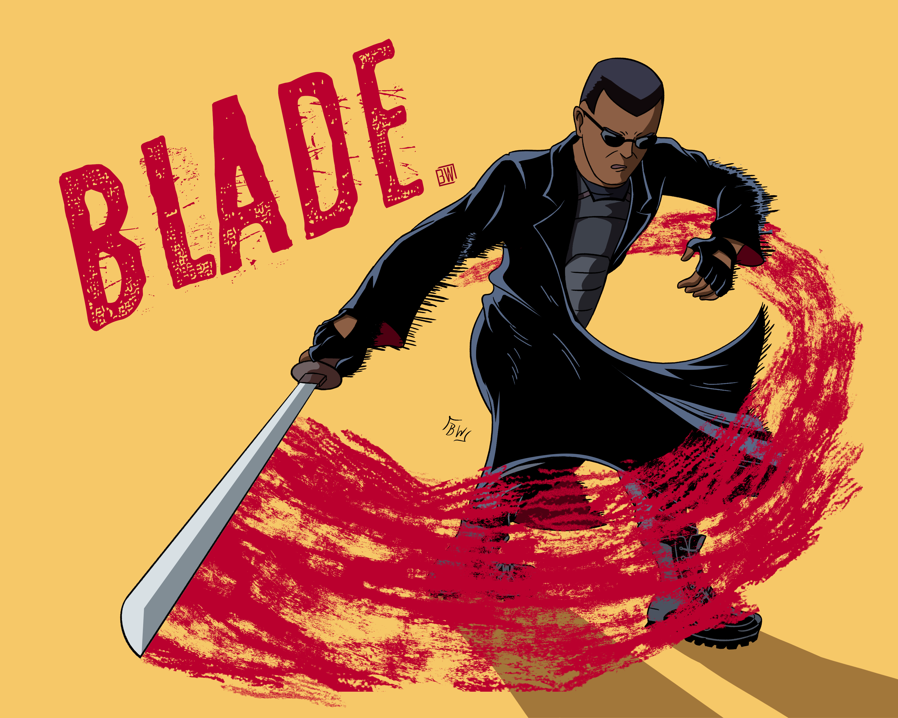 Blade Marvel Comics By Battywanderer On Deviantart
