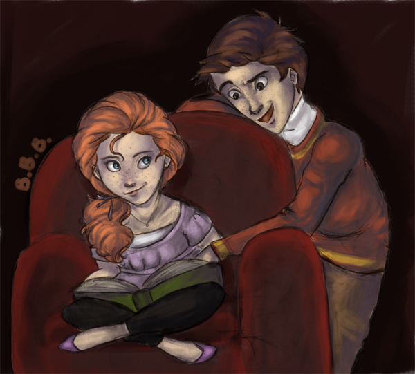 Rose and James coloured