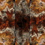 Abstract triptych 1 by IDeviant