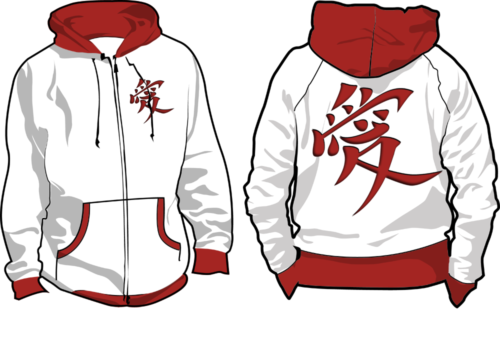 Gaara Tattoo Hoodie Design by VampSP on DeviantArt