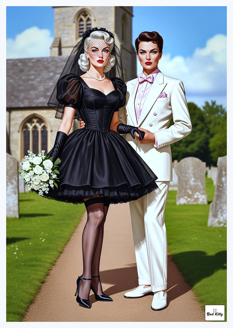 A Sissy Bride and Her Mistress Groom by Badkittymedia on DeviantArt
