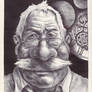 The Clockmaker (Ballpoint) by Rafik Emil H