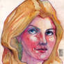 Watercolor Woman by Rafik Emil H