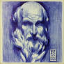Saint Jerome by Rafik Emil H - Ballpoint Drawing