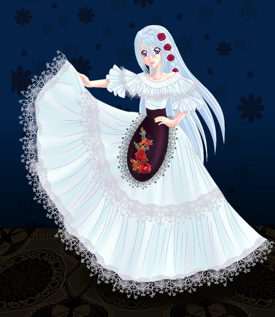 Traje tradicional veracruz version Freya by ClockwiseMoon on DeviantArt Traje tradicional veracruz version Freya by ClockwiseMoon on DeviantArt