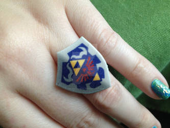 Link Shield Ring