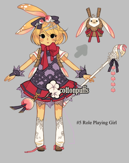 Adopt Auction: Role Playing Girl (closed)