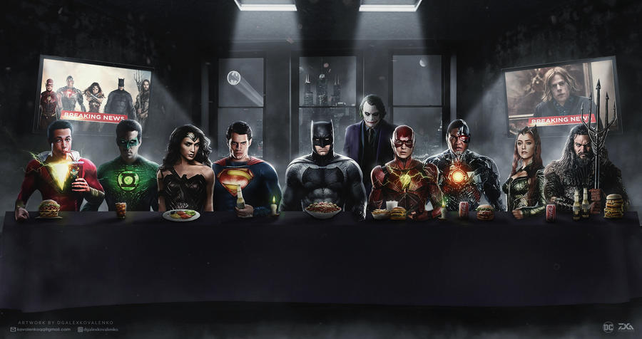 The Last Supper DC COMICS / Da Vinci reference / by DGAlexKovalenko on  DeviantArt
