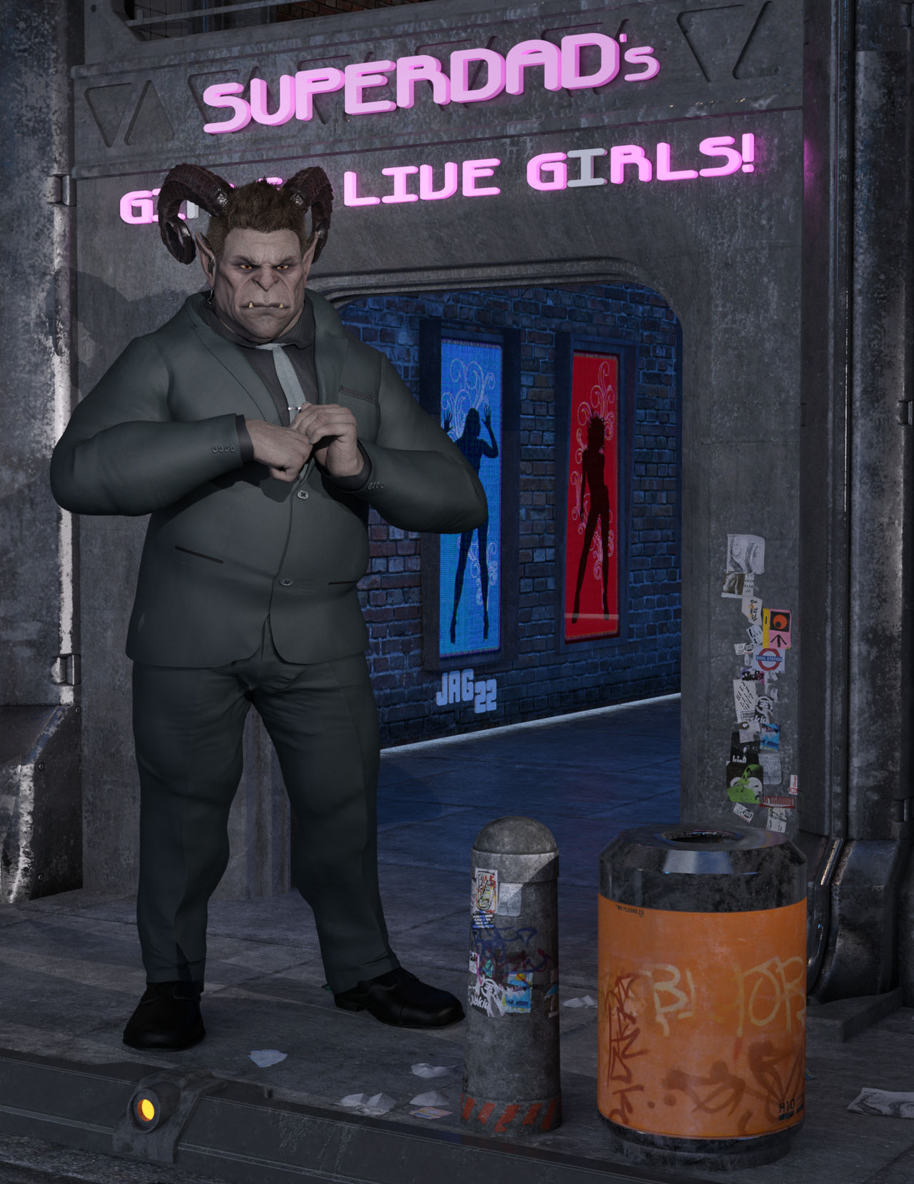Shadowrun Troll Rave Shadowrun: Superdad's Troll Bouncer by jag2060 on DeviantArt