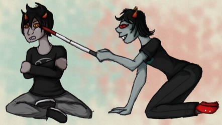 Terezi: Pester Karkat