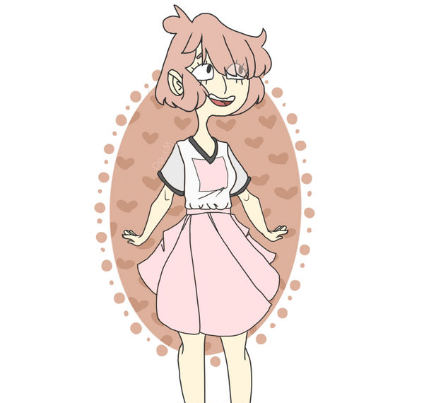 Pink 4 Deviantart Pink by DearToons on DeviantArt