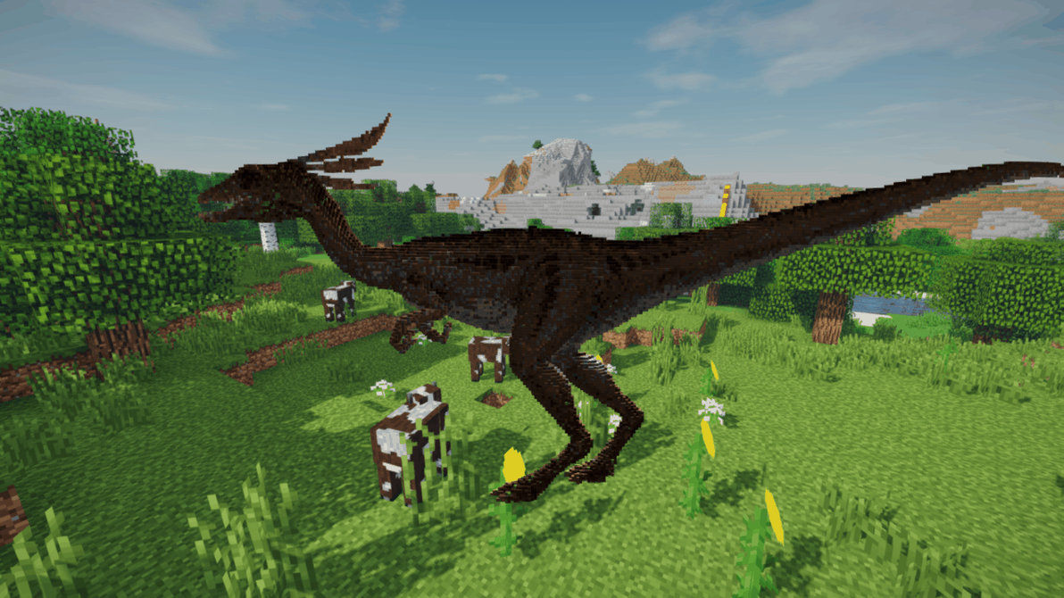 Minecraft Compy Dinosaur Build Schematic by inostupid on DeviantArt
