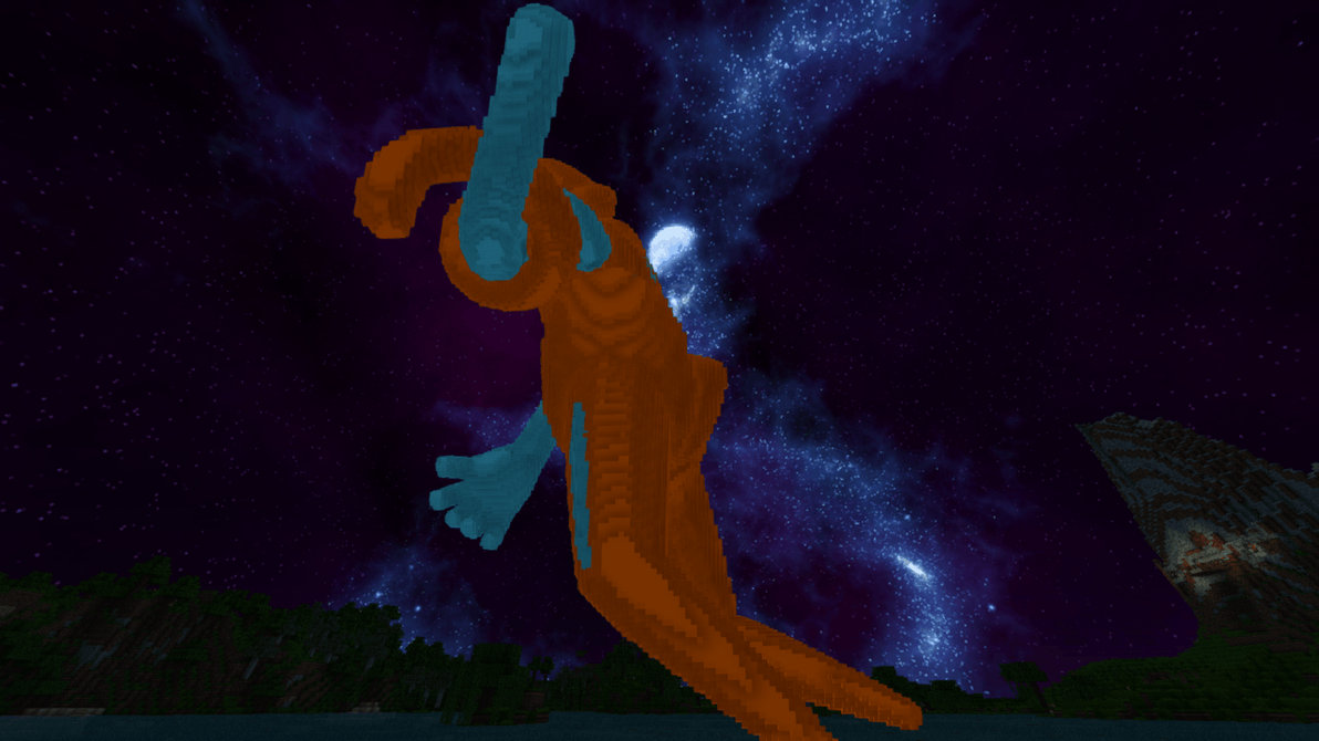 Minecraft Deoxys Build Schematic by inostupid on DeviantArt