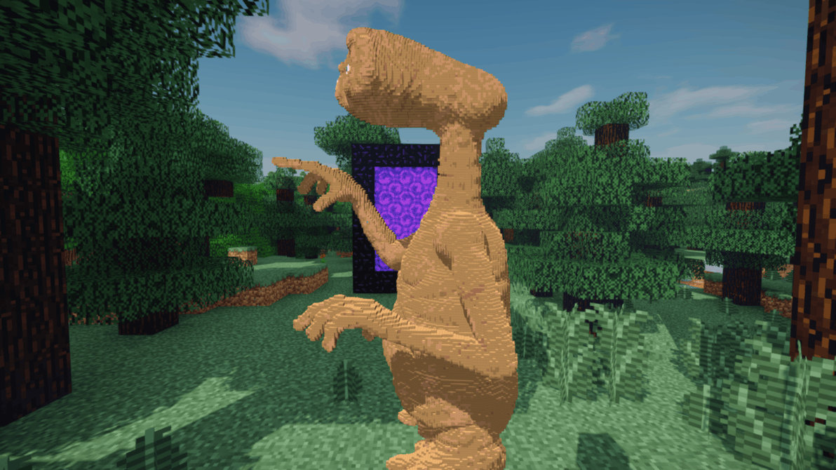 Minecraft Et Build Schematic by inostupid on DeviantArt
