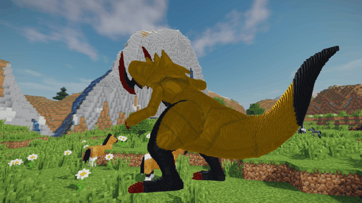 Minecraft Haxorus Build Schematic by inostupid on DeviantArt